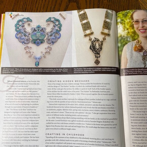 Bead & Button Magazine Jewelry Crafting Book u April 2018 Issue 144 Use your Loo - Picture 6 of 7